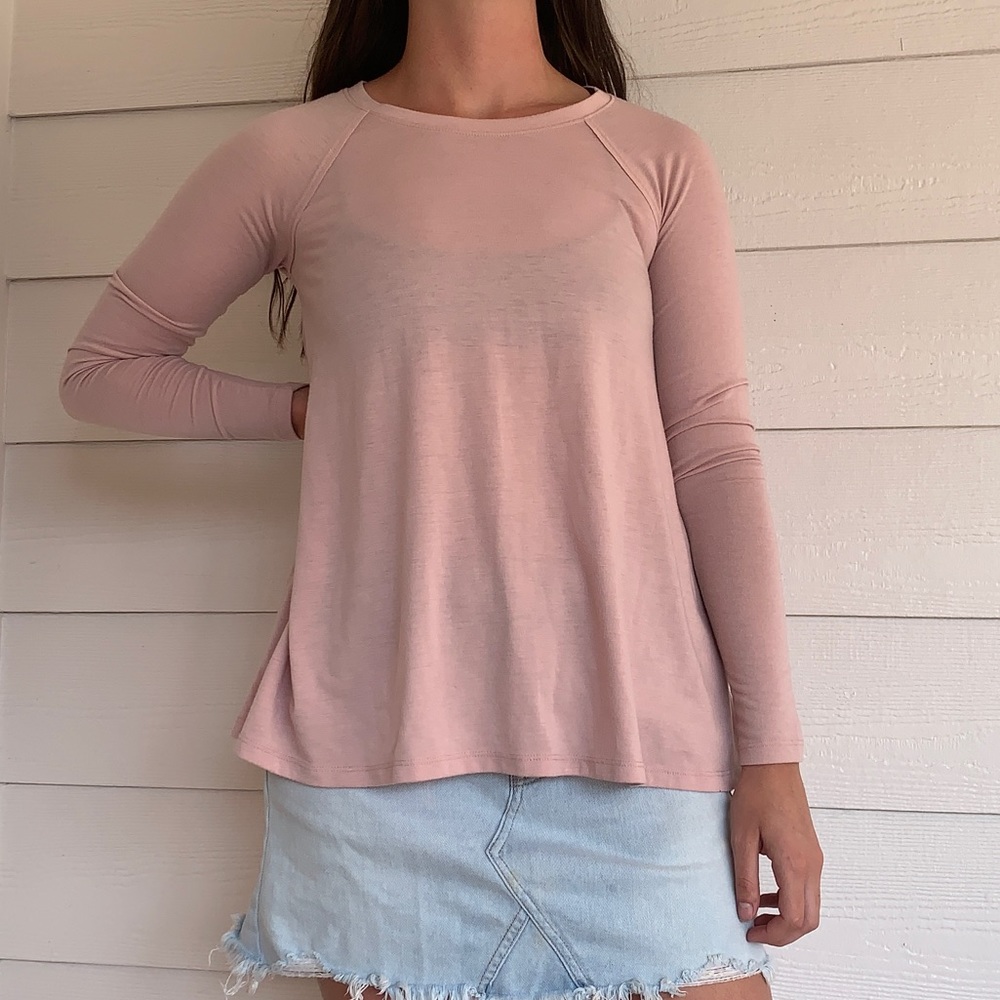 Long sleeve Pink Shirt
